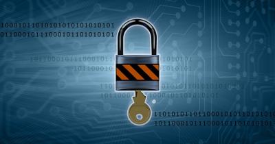 Picture of lock with key