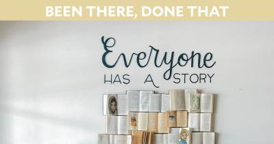 Everyone has a story wall art