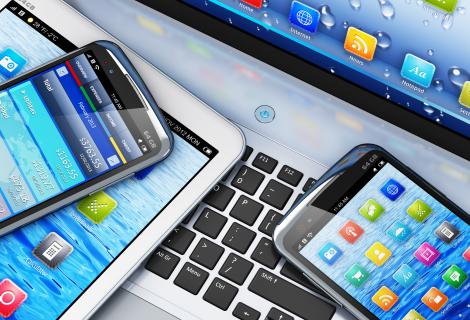 Digital devices: phone, tablet, laptop